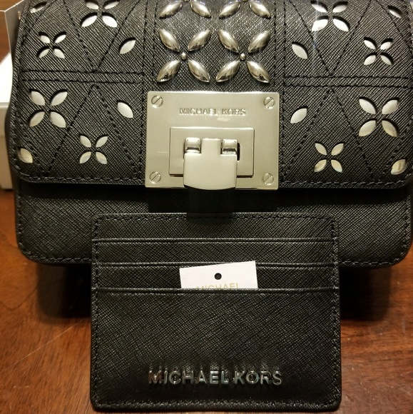 Michael Kors Black Clutch Crossbody - Picture 8 of 8